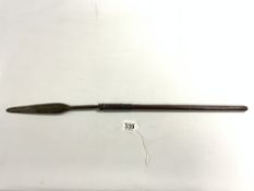ANTIQUE AFRICAN STABBING SPEAR, 71CMS