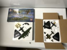 SCALE MODELS IN BOXES OF A B-17F BOMBER MEMPHIS BELLE AND A SUPERMARINE SPITFIRE MK1, ANOTHER OF