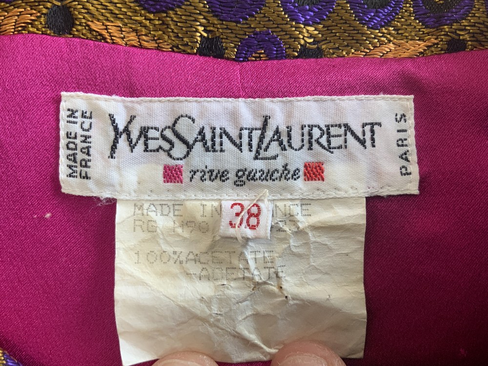 YVES SAINT LAURENT - RIVE GAUCHE JACKET - Image 2 of 3