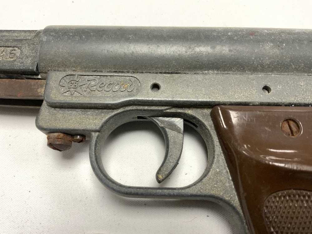 A GERMAN MADE - RECORD PISTOL - Image 2 of 7