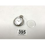 FINE SILVER POCKET WATCH (GLASS LOOSE)