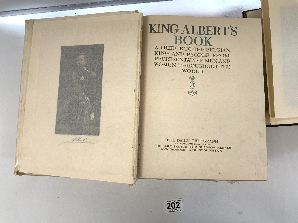 ONE VOLUME 'ROMEO & JULIET' ILLUSTRATED BY W. HATHERILL AND FOUR VOLUMES OF 'KING ALBERTS BOOK' - Image 4 of 5