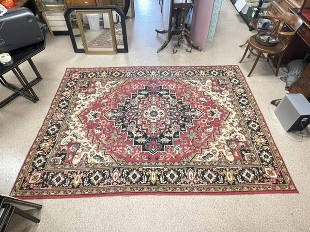 A RED GROUND PERSIAN PATTERN CARPET, 200 X 270CMS - Image 3 of 3