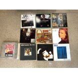 A SMALL QUANTITY OF LPS - INCLUDES UB40, ABBA, BELINDA CARLISLE, AND MORE