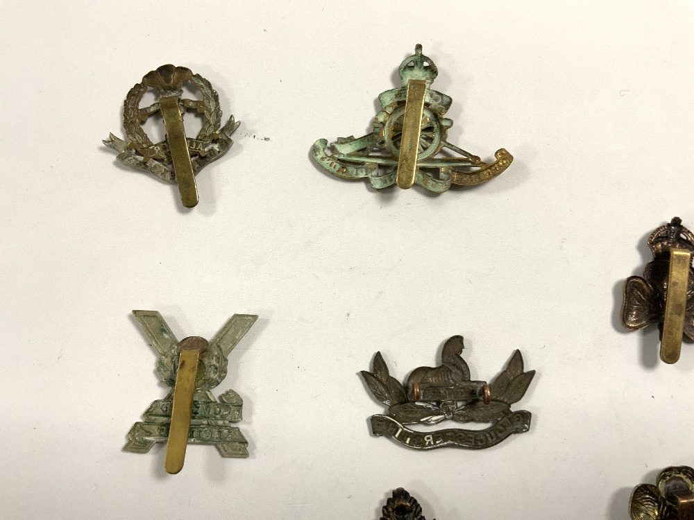 FIFTEEN MILITARY CUP BADGES AND A ROYAL CORPS BROOCH - Image 7 of 10