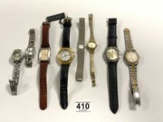 MIXED BOX OF WATCHES, SEIKO, KENNETH COLE, CONSTANT AND MORE