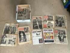 A QUANTITY OF MUSIC WEEK MAGAZINES FROM 1976/77 AND A QUANTITY OF NME (NEW MUSICAL EXPRESS) FROM