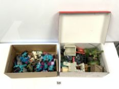 A QUANTITY OF TRANSFORMERS FIGURES AND OTHER FIGURES