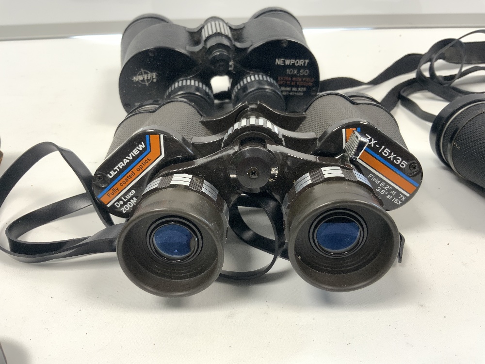 FOUR PAIRS OF FIELD GLASSES - NEWPORT 10 X 50, MODEL 825, MADE IN USSR 8 X 30 MODEL, 6501784 ULTRA - Image 5 of 8