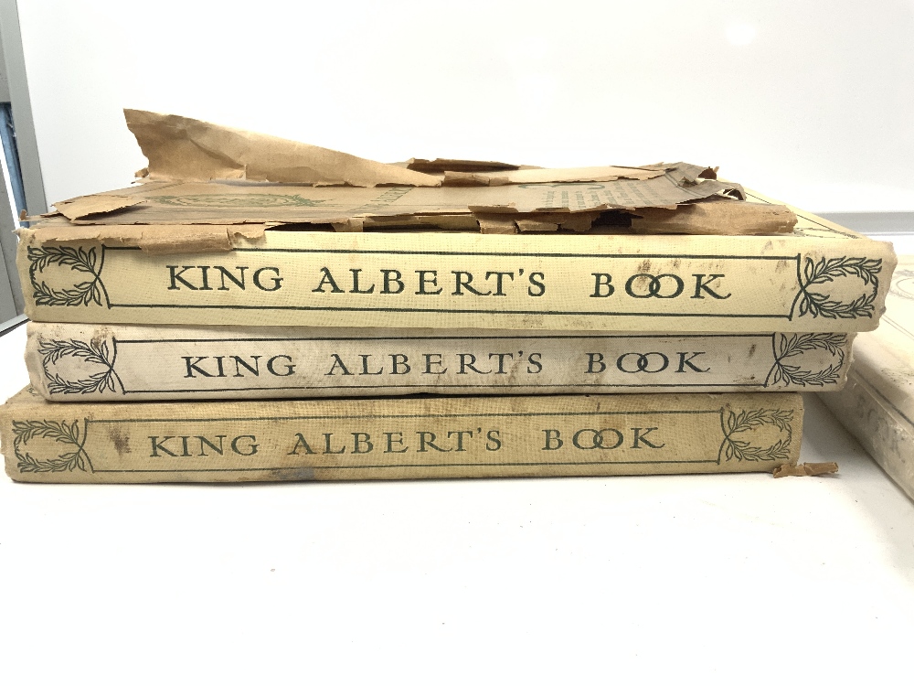 ONE VOLUME 'ROMEO & JULIET' ILLUSTRATED BY W. HATHERILL AND FOUR VOLUMES OF 'KING ALBERTS BOOK' - Image 3 of 5