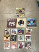 FOUR ELVIS ALBUMS - ELVIS IN GERMANY AND THREE OTHERS AND TWELVE ELVIS SINGLES INCLUDING 'DONT BE