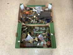 A QUANTITY OF TOYS AND FIGURES - INCLUDES DR WHO, ARTILIARY PLANES, FANTASY FIGURES ETC