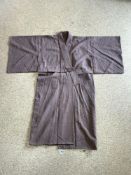 A BROWN KIMONO