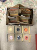A QUANTITY OF 45RPM RECORDS - INCLUDES GILBERT O'SULLIVAN, NIEL YOUNG, ANDY WILLIAMS ETC