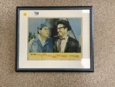 A FRAMED FILM LOBBY POSTER 'IT'S A MAD, MAD, MAD, MAD WORLD', 34 X 26CMS