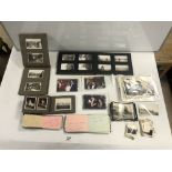 THREE PHOTOGRAPH ALBUMS, LOOSE PHOTOS OF MILITARY PLANES, AND LOOSE PHOTOS AT THE MGM GRAND -