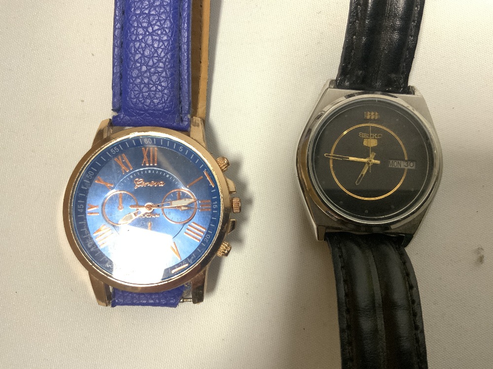 A GENTS 17 JEWEL ROAMER WRISTWATCH, TWO HEURI SANDOZ 17 JEWEL WRISTWATCHES, OTHER WRISTWATCHES, - Image 8 of 17