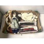 TWO MODEL TRAINS BOXED, MODERN DOLLS AND TOYS VARIOUS