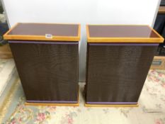 PAIR OF 'QUAD' 'SPECIAL BUILD' SPEAKERS FROM AN EX BBC ENGINEER CIRCA MID 1970'S. ALL DRIVERS AND