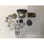 SOVEREIGN PURSE WITH SILVER CONTENT COINS AND MORE