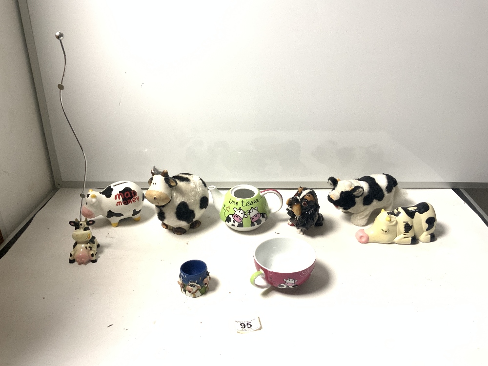 A QUANTITY OF COW RELATED NOVELTY ITEMS - Image 2 of 4