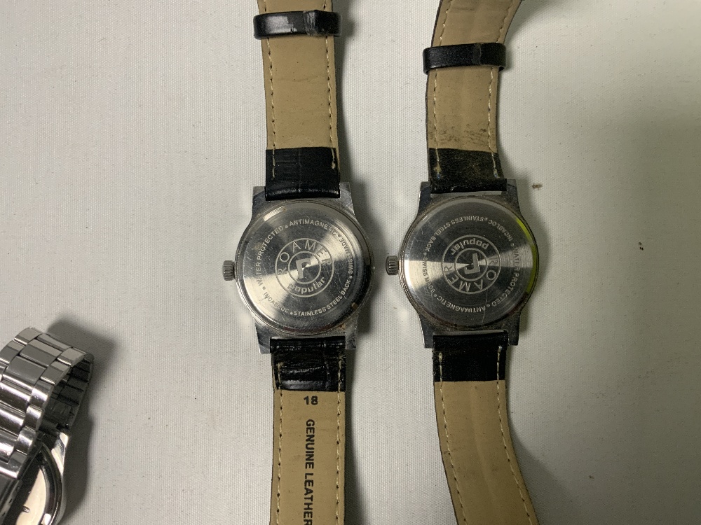 A GENTS 17 JEWEL ROAMER WRISTWATCH, TWO HEURI SANDOZ 17 JEWEL WRISTWATCHES, OTHER WRISTWATCHES, - Image 11 of 17