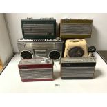 1960S ROBERTS RADIO, RP26-B, ANOTHER R606, ANOTHER 900, ANOTHER R727, A SONY RADIO/CASSETTE