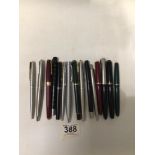 MIXED PARKER PENS INCLUDES 14K NIBS