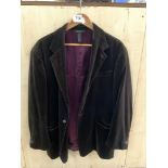 DKNY SUEDE BROWN EVENING JACKET XL