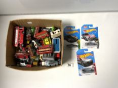 MATCHBOX TOY BASES, HOTWHEELS, DINKY TRACTOR RAKE, AND OTHER TOYS