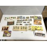 A QUANTITY OF TEA CARD ALBUMS AND LOOSE SETS OF TEA CARDS CHINA AND HONG KONG