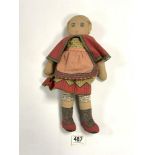 A WOMANS WEEKLY RAG DOLL - 1982 DESIGNED BY JEAN GREENHOUSE