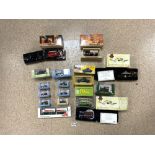 MIXED BOXED DIE-CAST VEHICLES, OXFORD, BRITBUS HERPA, VANGUARD, AND MORE