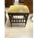 VICTORIAN MAHOGANY STOOL