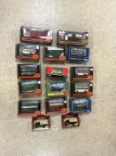 BOX DIE-CAST VEHICLES, FIRST EDITIONS, GILBOW AND ORIGINAL OMNIBUS