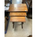 TEAK MID-CENTURY NEST OF TABLES