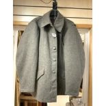 SWEDISH MILITARY COAT HAGA 77, SIZE LARGE