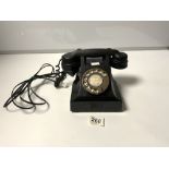 A 1961 AEP BLACK BAKELITE TELEPHONE