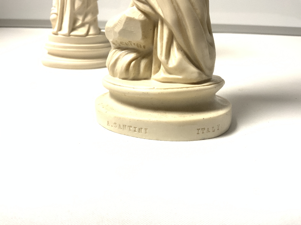 TWO RESIN FIGURES OF GODDESSES, 38CMS AND 28CMS - Image 4 of 6