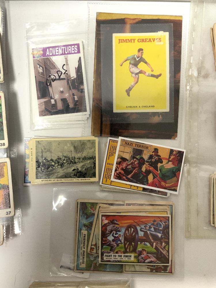 A QUANTITY OF 1960S/70S CHEWING GUM CARDS INCLUDES - 5 BEATLES CARDS, THE MONKEES, CIVIL WAR, ACTORS - Image 8 of 14