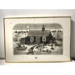 GRAHAM CLARKE (ARTISTS PROOF) OF PROSPECT COTTAGE, SIGNED IN PENCIL, 54 X 34CMS