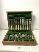 A CANTEEN OF PLATED CUTLERY - PIDDUCK & SONS