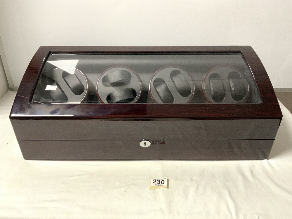 A WATCH DISPLAY CASE WITH ROTATING STATIONS - Image 4 of 5