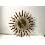 1960S PAICO STARBURST CLOCK