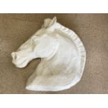 LARGE PLASTER HEAD OF A HORSE 83 CMS (THE GODFATHER)