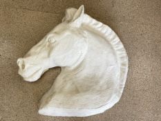 LARGE PLASTER HEAD OF A HORSE 83 CMS (THE GODFATHER)