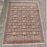 BOKHARA PATTERN CARPET BY WILSON 1971, 273 X 366CMS