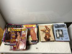 QUANTITY OF GLAMOUR MAGAZINES INCLUDES - SISSIES, BIG BUTTS, AND MANY MORE