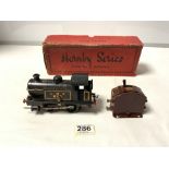 HORNBY SERIES - NO 1 ELECTRIC TANK LOCOMOTIVE O GAUGE IN AN ORIGINAL BOX