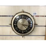 METAMEC 1960S SIGNS OF THE ZODIAC WALL CLOCK